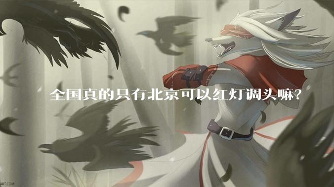 全国真的只有北京可以红灯调头嘛？